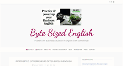 Desktop Screenshot of bytesizedenglish.com